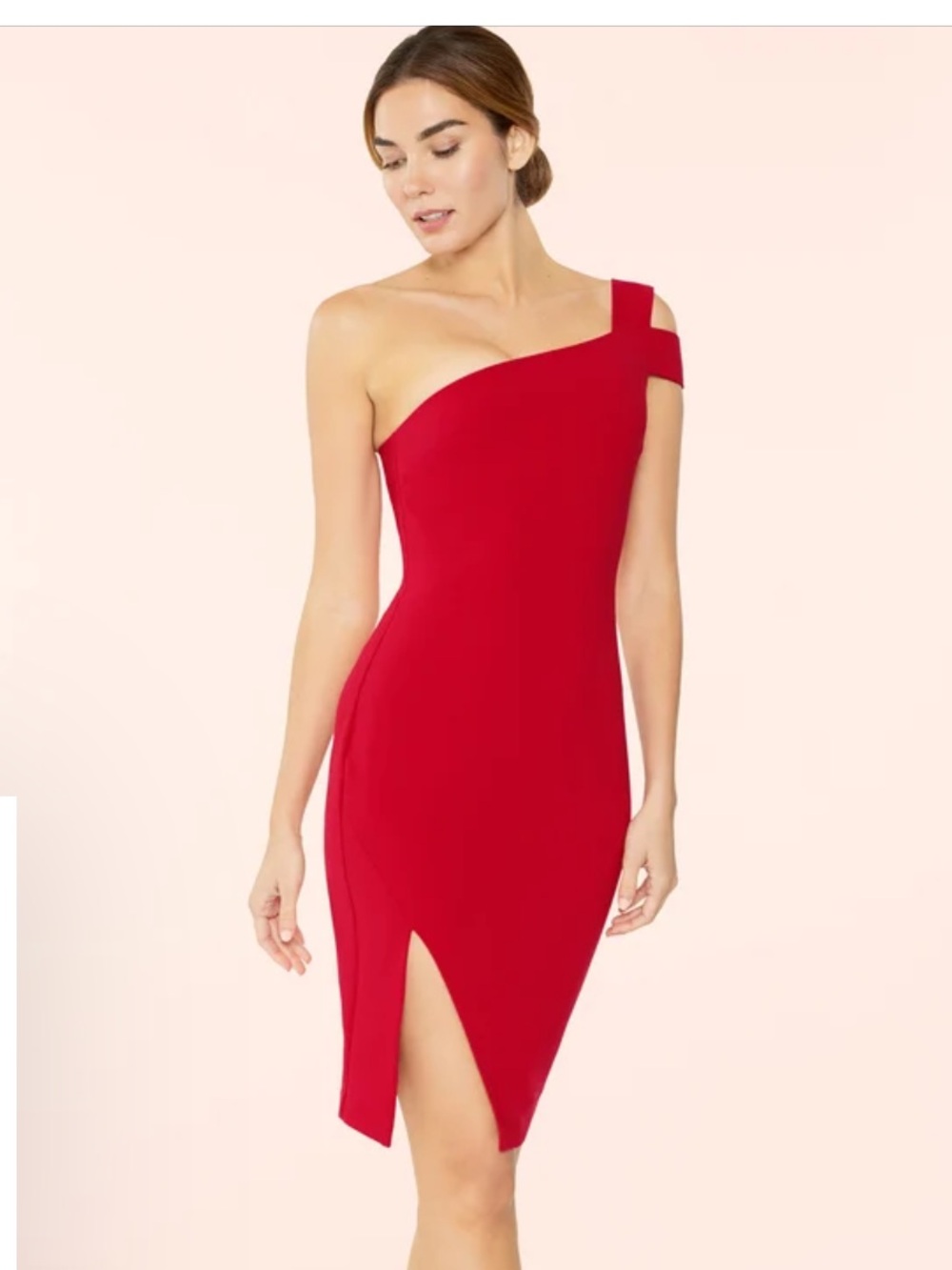 Likely Packard One-Shoulder Red Bodycon Dress ❤️IN STORES❤️